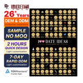 100 Dates Scratch Off Poster Black Poster Customized Scratch off Posters Engagement Gifts Date Night Anniversary for Couples