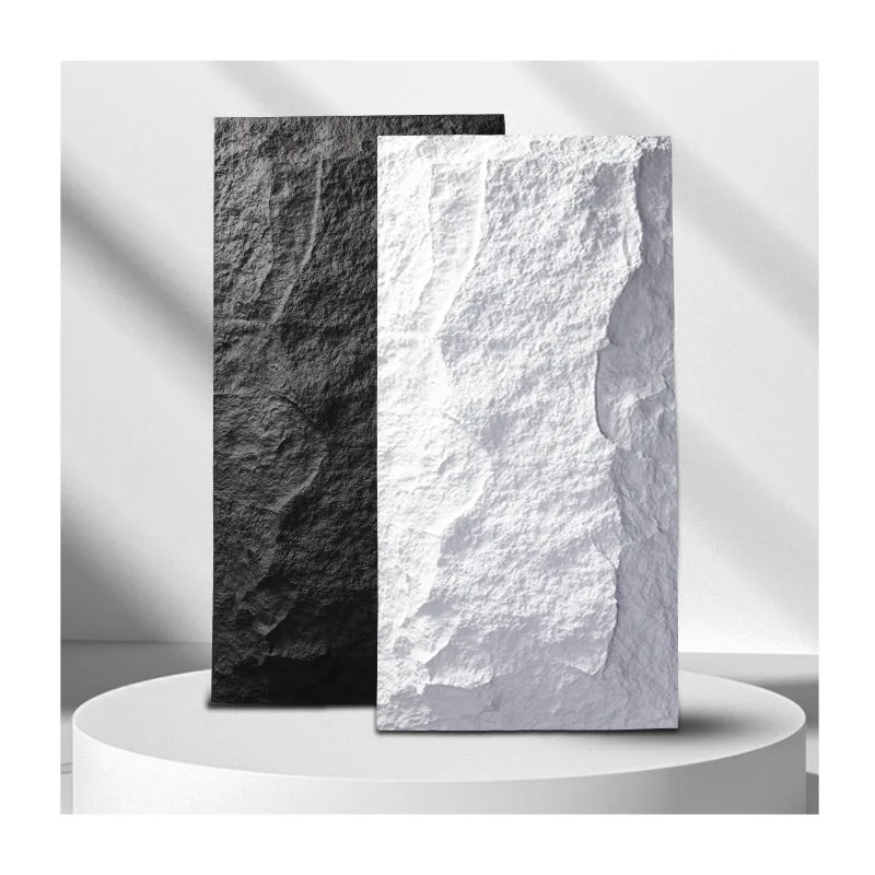Modern Design Indoor Home Decoration Outdoor Faux Stone PU Stone Cladding 3D Wall Panel Mushroom Stone Durable Polyurethane