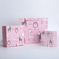 Lovely Spot Wholesale Creative Cartoon Gift Bag Handbag Kraft Paper Recyclable Reusable Custom Color 4C Printing Craft