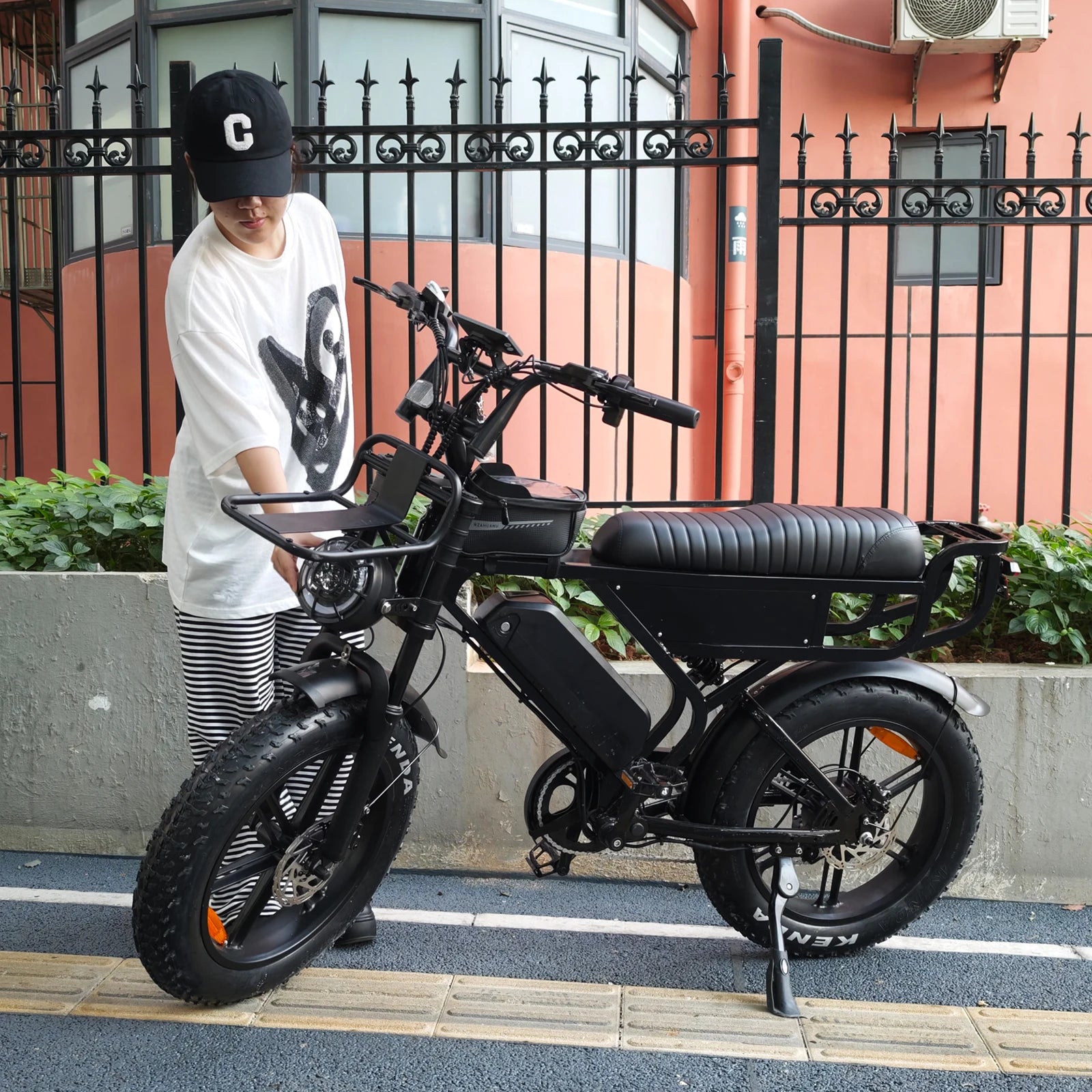 VOMO X90 Ebike 48V 15Ah Lithium-ion Battery E BIKE Fast EU Warehouse FAT Electric Bicycle X90 250W Deliver E-bike X90 BIKE