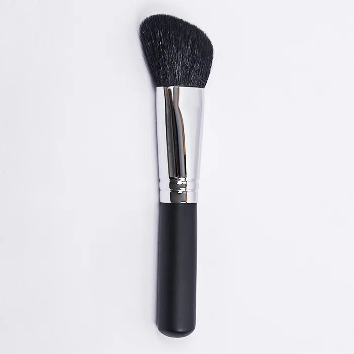 Dongmei Brushes Premium Black Goat Hair Wood Handle Angular Blush & Contour Face Makeup Brush
