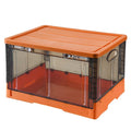 Transparent Collapsible Eco-Friendly PP Material Storage Bins Foldable Containers Rectangle-Shaped Stackable Storage Box for
