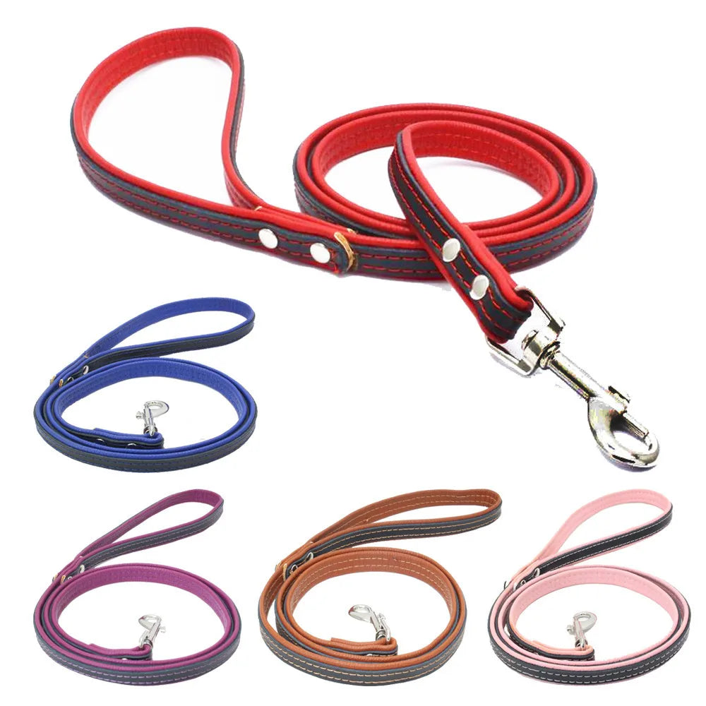 Wholesale Fashion Genuine Cow Leather Dog Leashes