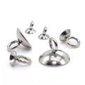 Factory Price Stainless Steel Jewelry Making Connector Ball Bead Pearl Jewelry Findings Accessories