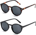 Sunglasses Men Polarized Retro Round Sunglasses Lentes De Sol Hombre Stylish Shades for Men and Women Classic UV protection
