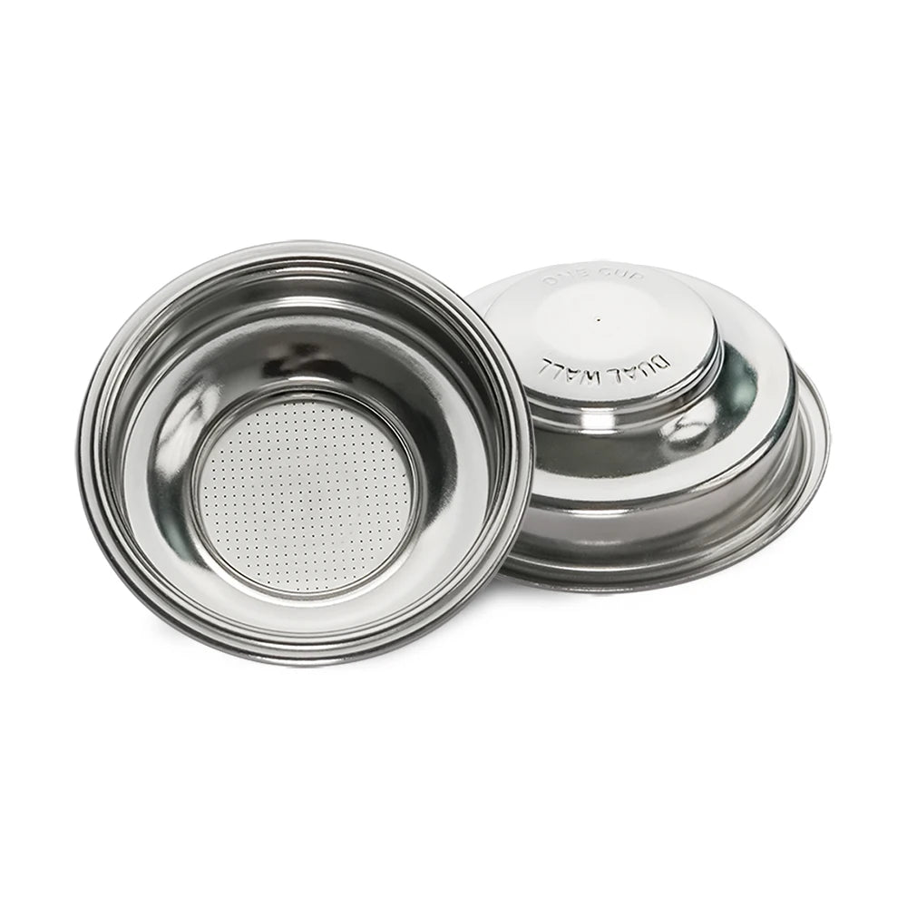 Wholesale Price 1pcs 58mm Stainless Steel Coffee Powder Bowl Pressurized Portafilter Filter Basket Tampers