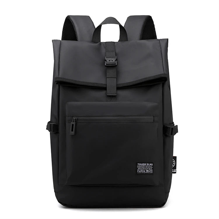 Men's 30-Litre Water-Resistant Roll-Up Outdoor Notebook Backpack Stylish 30-Litre Roll-Up Outdoor Notebook Backpack for Business