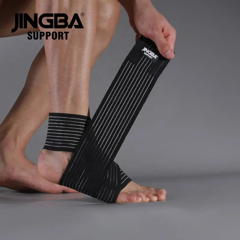 JINGBA Customized Quality Compression Ankle Wrap for Hiking and Jogging Detachable Design in Multi-Colors Factory Price