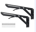 Zuogang Metal Shelf Bracket Table Bench Support Bracket Stainless Steel Wall Mounted FoldingShelf Brackets