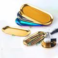 Multicolor Stainless Steel Tray Jewelry Nail Art Accessories and Tools Decorations Metal Tray Products for Nails