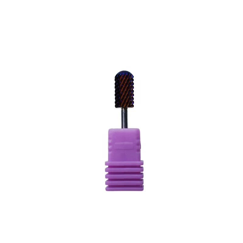 Professional Carbide Nail Drill Bits Big Barrel Ball Head Safety Bits for Nail Tools Packed in Plastic Box