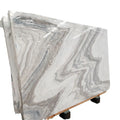 YUSHI Modern Design Greece Snow White Marble Slab Polished for Indoor Use for Home Hotel Villa Floor MegaBDM