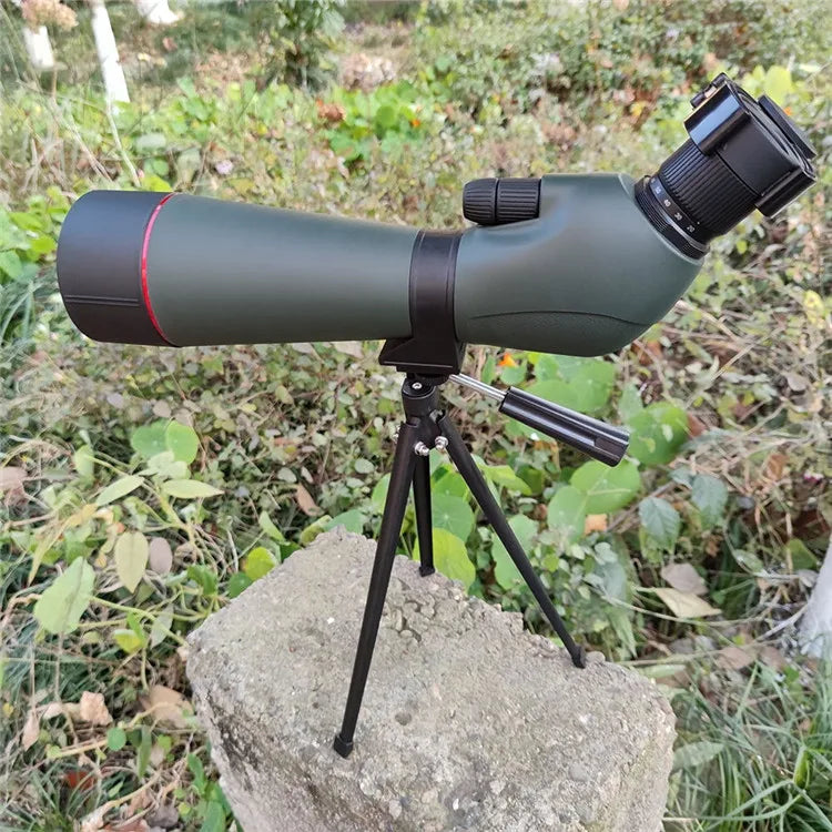 SECOZOOM 20-60X80 Porro Prism Multi-Coated Spotting Scope-Waterproof with Tripod Mount for Bird Watching & Target Shooting