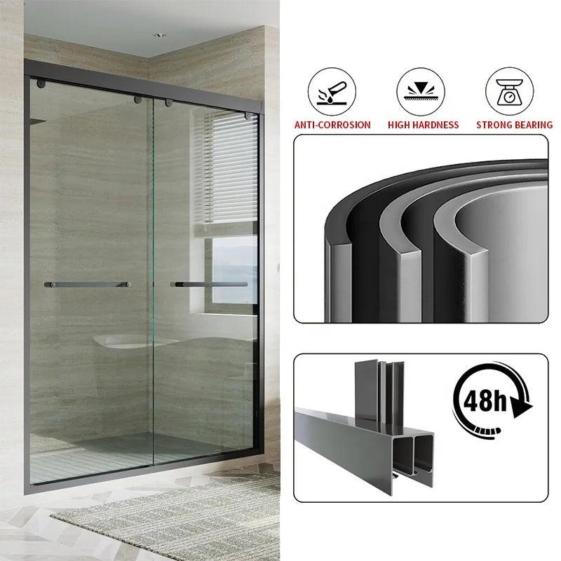 Factory Supplier Eco-Friendly Multi-Function Shower Room Aluminium Alloy Profile Shower Cabin & Enclosures with Frame