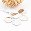 Custom Thick 2mm Laser Engraved Round Label Stainless Steel Blank Dog Tags Can Be PVD Gold Color Jewelry Finding