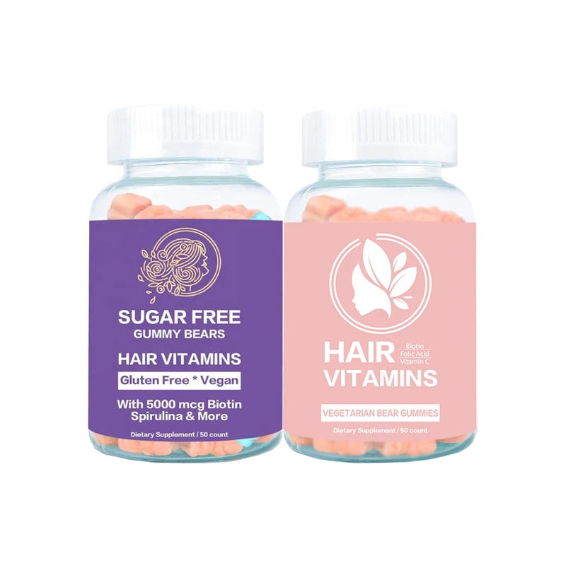 Low Moq Support Metabolism Label Nail Biotin Skin Nails Gummies Gummy Gel Men Gummi for Hair