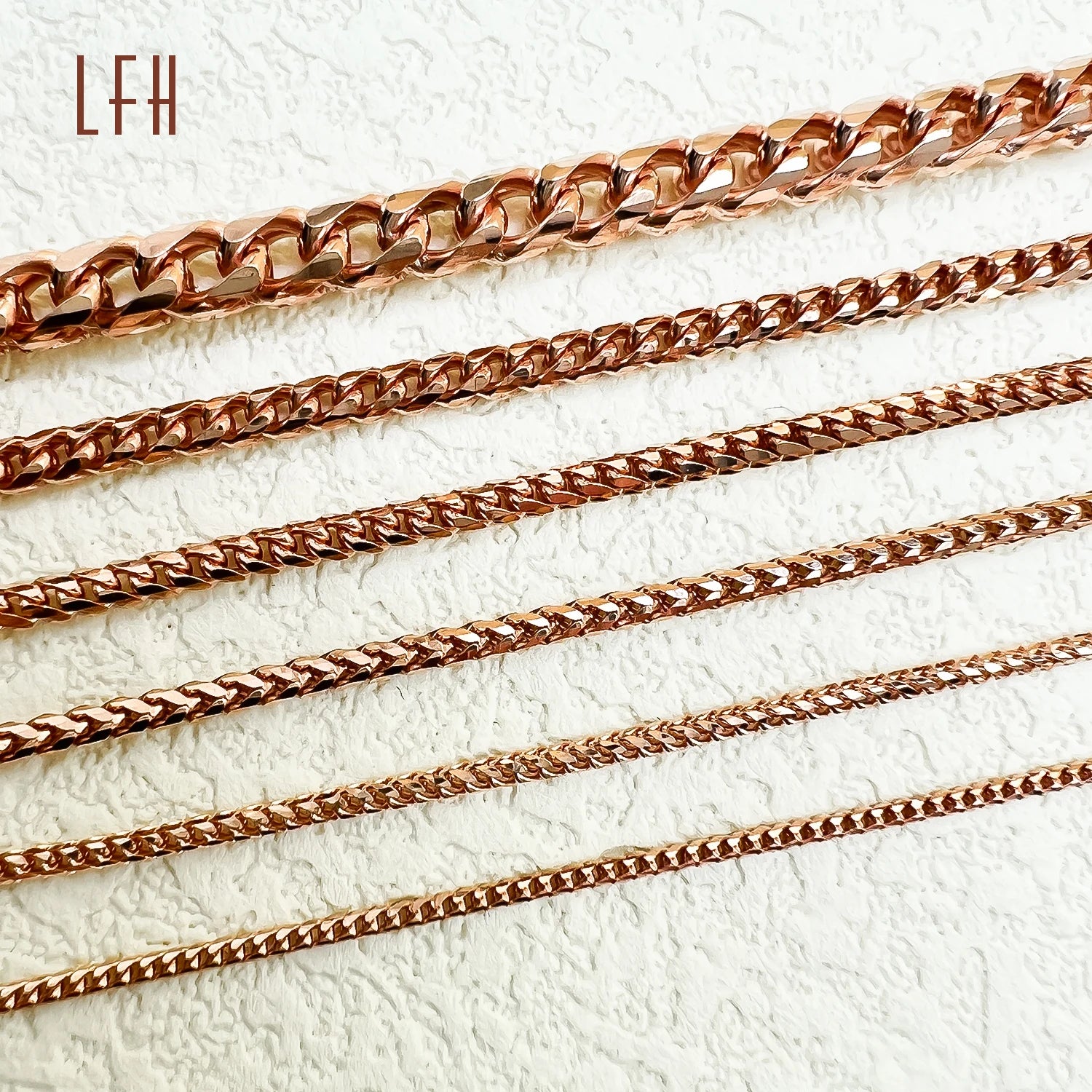 Au750 Thin Thicker Chain 18k Real Gold Wheat Chain Diy Jewelry Accessories Bulk Sale Solid Gold Chain Necklace 18k Pure