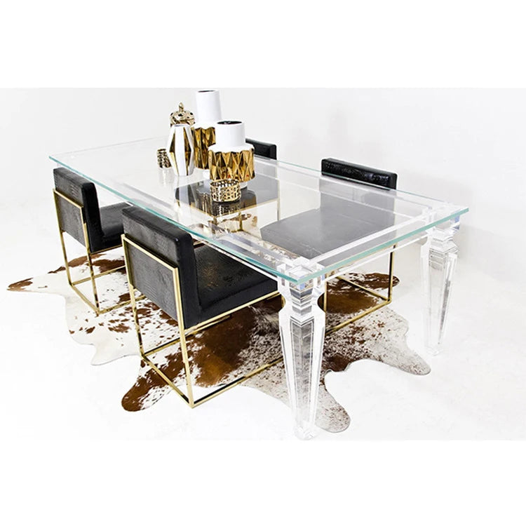 Modern Design New Glass & Acrylic Computer Desks for Home Office Executive Bar & Dining Room Tables