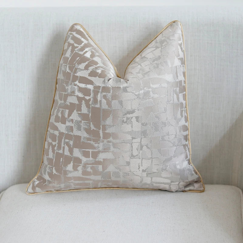 Innermor Luxury Abstract square Cushion Cover Gold Furniture Home Decorative Sofa Wholesale Velvet Leopard Throw Pillow Cover