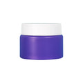 Wholesale 100g Empty Frosted Purple Plastic Cosmetic Cream Jar Skincare Body Butter Powder Container 100ml