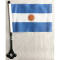 Custom Printing Bicycle Flag National Flag Polyester Handlebar Argentina Flag  For Outdoor Cycling Decoration