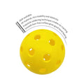 Hot Seller 26/40 Hole Pickleballs Standard Size for Indoor/Outdoor Pickleball Sport Training & Competition