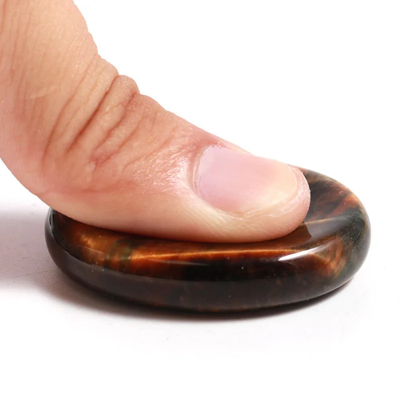 HY Top exporter Tiger eye Worry Stone
