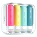 AMZ Top Seller Portable Leak Proof Plastic Travel Bottle Set Tsa Approved Travel Accessories Silicone Travel Toiletry Bottle