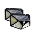 Hot IP65 Waterproof ABS Motion Sensor Wall Light 3 Modes Solar Lamp Outdoor 100 LEDs Solar Garden Light