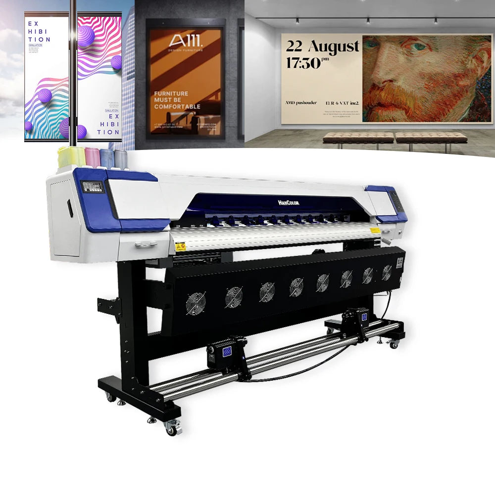 Digital Large Format Eco Solvent Printer 6ft 1.8m Printhead I3200 XP600 Printing Plotter Vinyl Printer