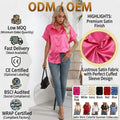 New Satin Shirts Women Solid Color Short Sleeve Blouse Spring Summer Causal Lady's Tops Shirt