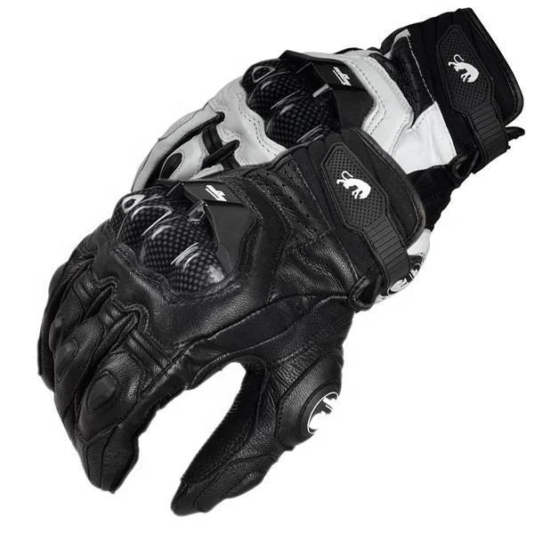 Leather Motorcycle Racing Gloves Windproof Touch Screen Riding Moto Motorbike Motocross Gloves AFS-6