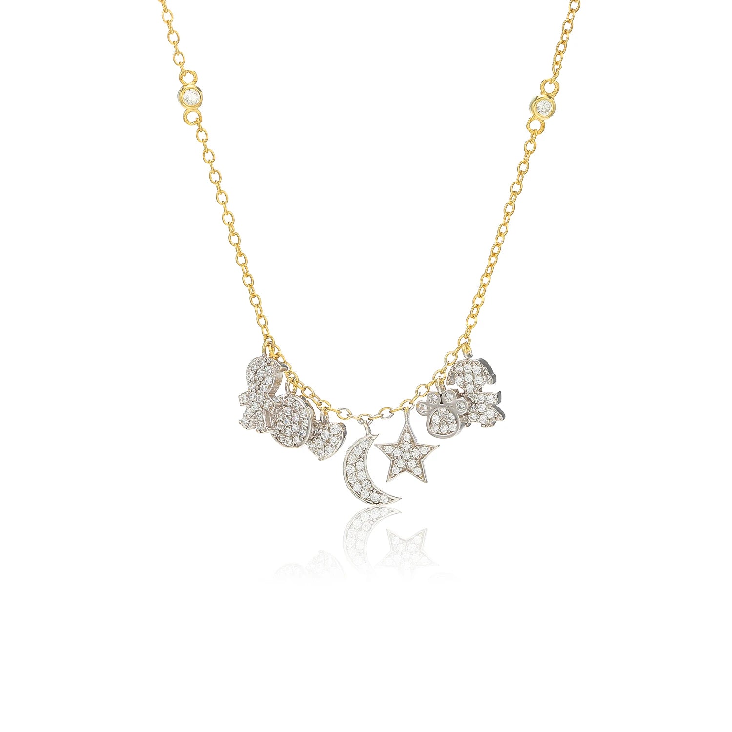 New Style Stainless Steel Gold-plated Animal Pendant Necklace Women's Casual/Sporty Anniversary Link Chain