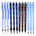 Factory Supply Sublimation Polyester Neck Strap Lanyard Logo Custom ID Card Holder Lanyard with Lobster Claw Hook Phone Strap