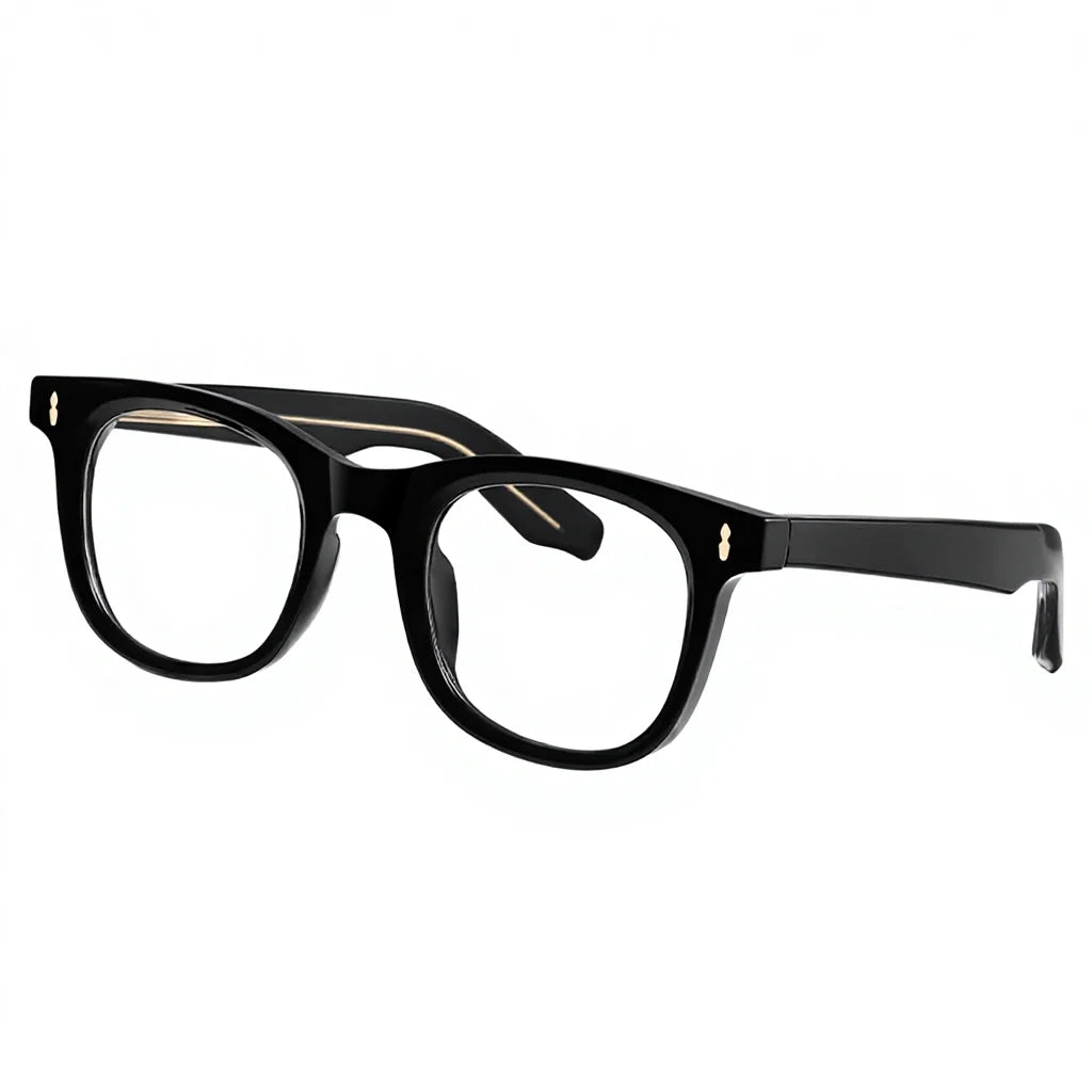 High Quality Square Unisex Optical Blue Light Diamond Face Shape Glasses TR90 Frame Clear Lens  Unisex Rivet Eyeglass