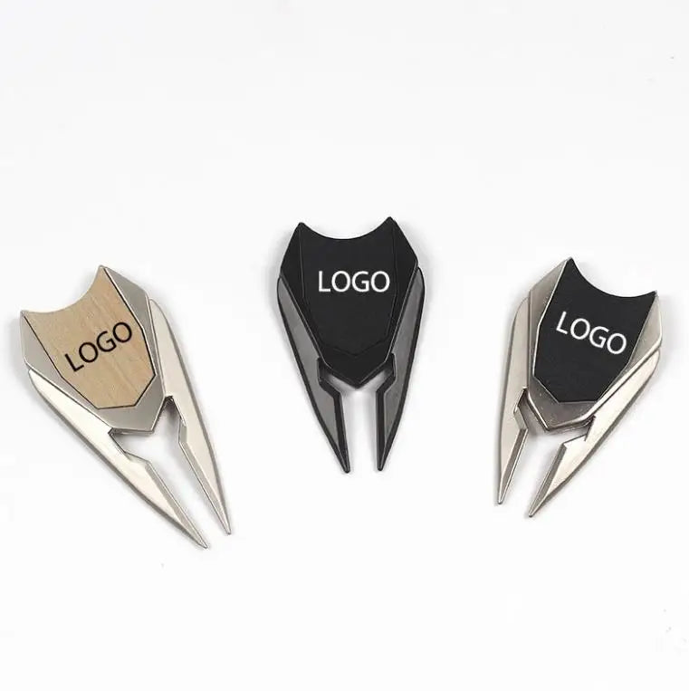 Best Sellers Custom Metal Pitchfork Zinc Alloy Divot Tool with Golf Ball Marker