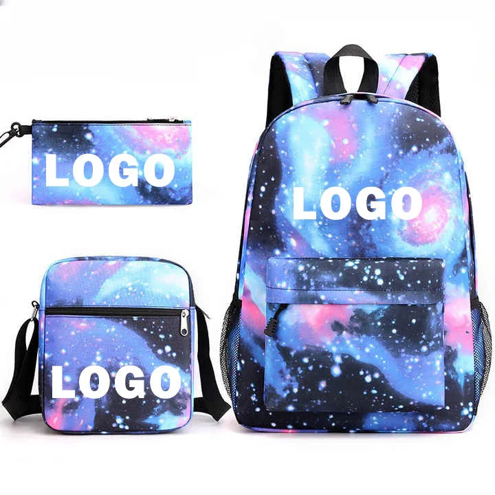 Anime Tokitou Muichirou Pattern Backpack Teenagers Large Capacity Anime Backpack Shoulder Bag Pencil Bag School Backpacks