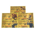 Japanese Gold Banknote Anime Fate-stay-night Fate-UBW Character Emiya Shirou Saber Lancer Gilgamesh Manga Cards for Collection
