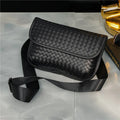 New Fashion square Chest Bag Small Diagonal Mobile Phone Bags Cheap PU Leather Woven Men and Women Shoulder Bag