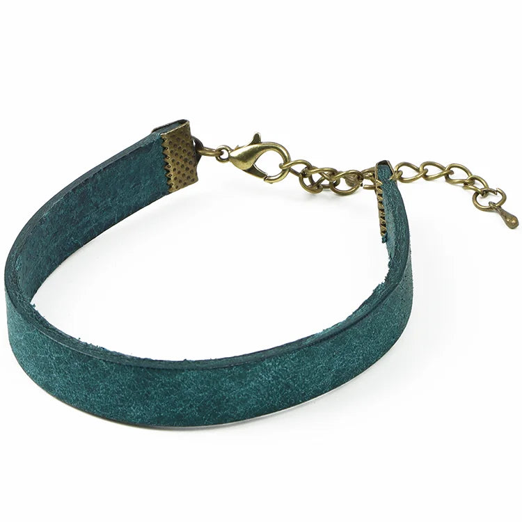 Engraving Vegetable Tan Leather Wrap Bracelet Custom Women Leather Bracelets With Buckle