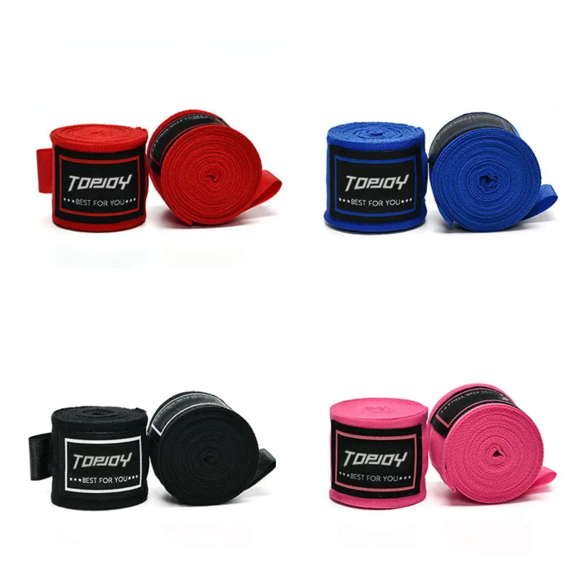 Custom Logo Printing Elasticated Quick HandWraps Wrist Wraps Bandage Boxing Hand Wraps