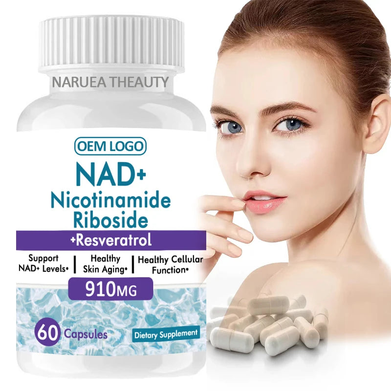 Wholesale Price Liposomal NAD+ Plus Supplement Capsule Nicotinamide Riboside and Resveratrol Capsules