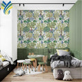 YF-CR12 Modern Home Wall Decor 3D Floral Animals Mural Wallpaper for Kids' Bedroom Waterproof Design