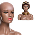 H1141-W3  Wholesale Cheap Price Head Fashion Female Head for Wig Display Adult Head With Shoulder