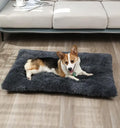 Luxury Large Size Soft Plush Faux Fur Pet Cushion Bed with Solid Pattern Design Beds & Accessories for Dogs and Cats