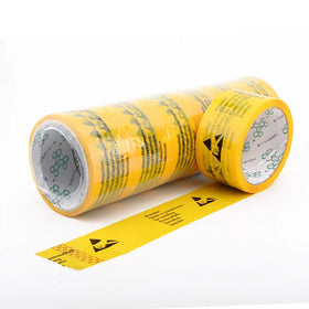 ESD Antistatic PVC Floor Tape 48mm Single Sided Pressure Sensitive Rubber Adhesive Caution Aisle Floor ESD Areas Carton Sealing