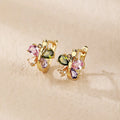 Joyeria Copper Alloy 18K Laminated Gold Plated Women's Hoop Huggies Earrings Trendy Wholesale Fashion Jewelry Accessories