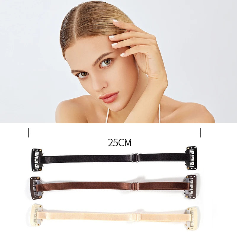 Invisible Facelift Bands Facelift Patch Straps Elastic Band Eyes Lift Clip Kit Adjustable Rubber for Hair