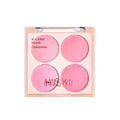 High Quality Matte Low Saturation Easy Coloring Cold Toned Taro Powder Purple Smart Color Four Color Powder Blusher