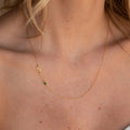 Wholesale Personalized Name Jewelry 925 Sterling Silver Initial Letter Necklace with Birthstone